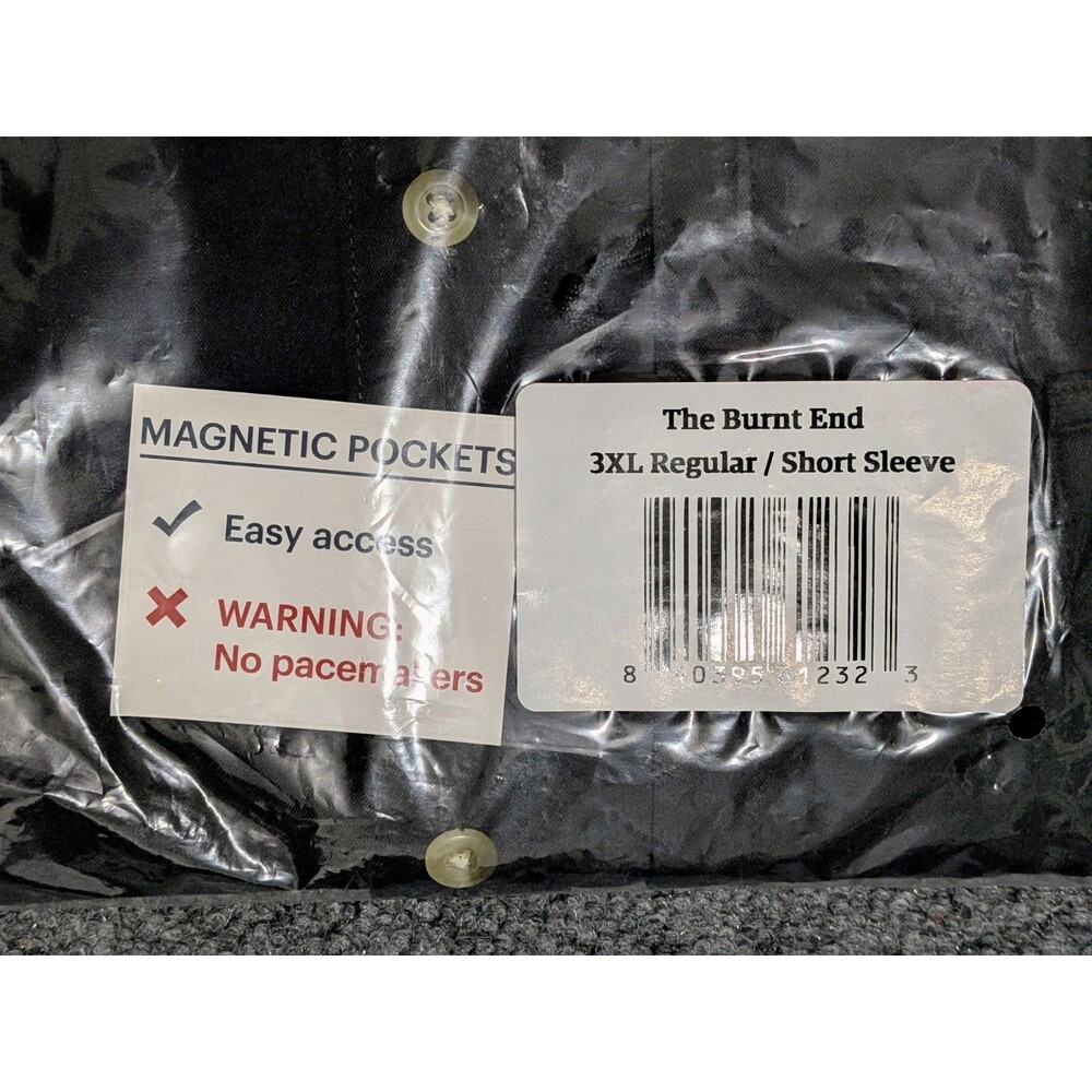 Poncho Shirt Mens 3XL Regular Fit Short Sleeve - Picture 2 of 2